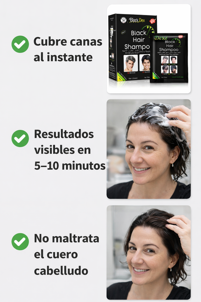 SHAMPOO CUBRE CANAS INSTANTÁNEO